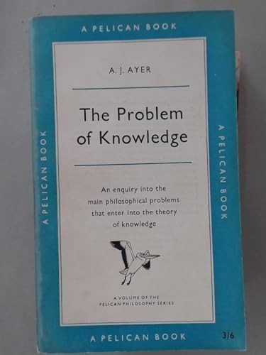 The Problem of Knowledge by Ayer, A. J. 014020377X The Fast Free ShippingFREE US DELIVERY | ISBN: 014020377X | Quality Books