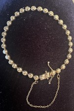 A 3.5ct Diamond Line Bracelet 18ct White Gold