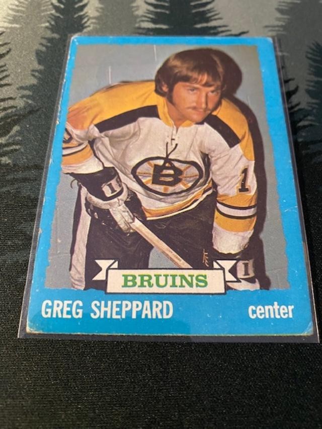 1973-74 Topps - Gregg Sheppard #8 - FREE SHIPPING
