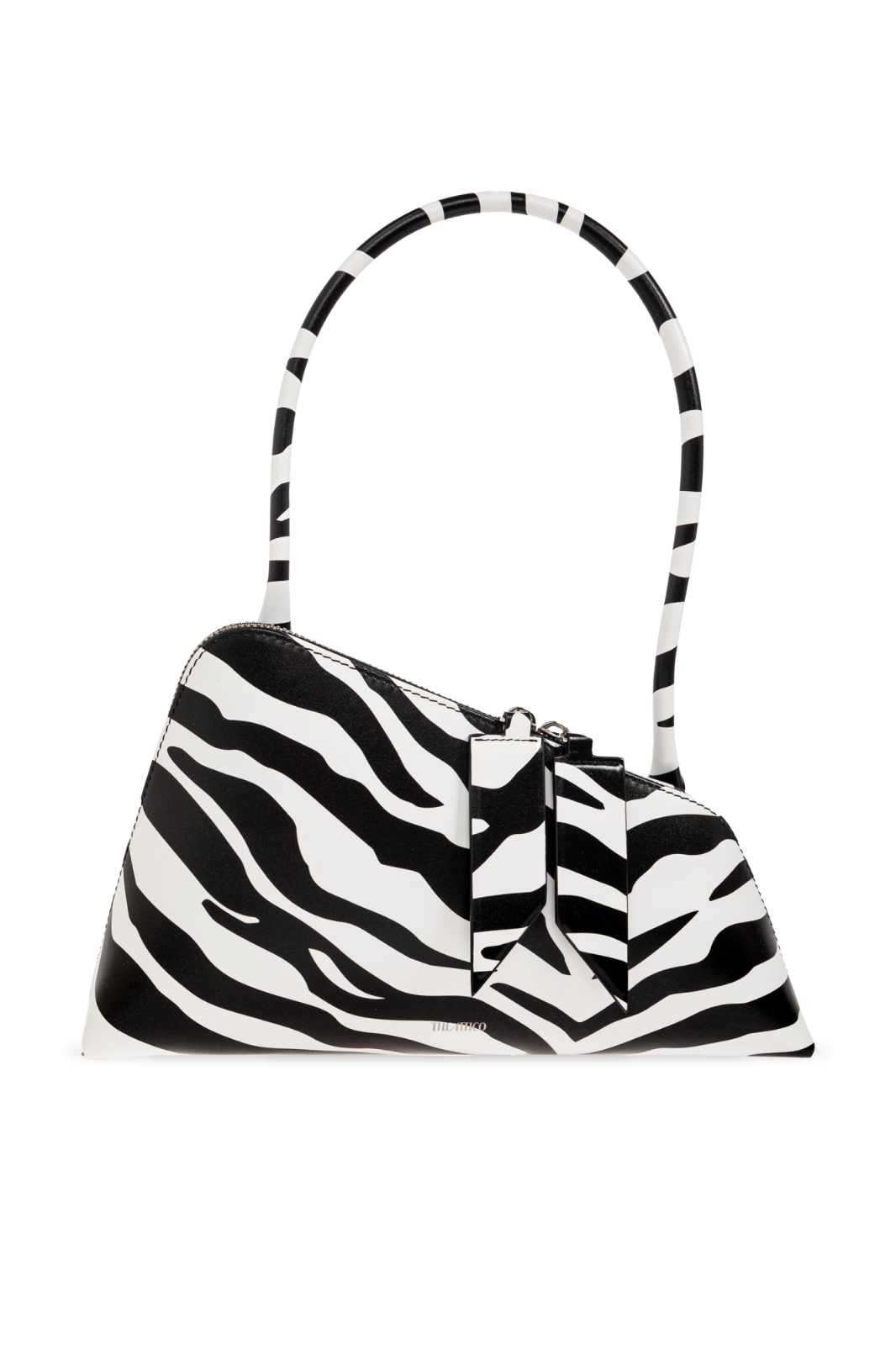 THE ATTICO Sunrise Black/White Top Handle Bag New & Authentic