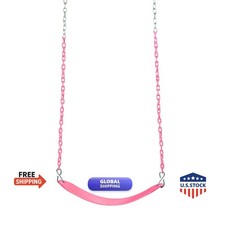 Swing-N-Slide WS 4703 27" Swing Seat 58" Coated Chains Backyard Playground Pink