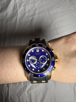 invicta pro diver master of the oceans chronograph Blue dial No.6983