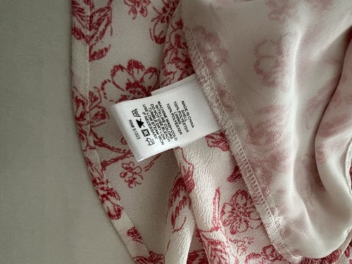 1. STATE FLUTTER SLEEVE FRONT TIE RED & IVORY TOP NORDSTROM SIZE XL PRISTINE - Picture 9 of 11