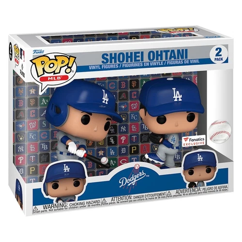 MLB LA Dodgers Shohei Ohtani Funko Pop Fanatics Exclusive Two-Pack