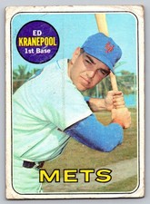 1969 Topps - #381 Ed Kranepool | New York Mets PR