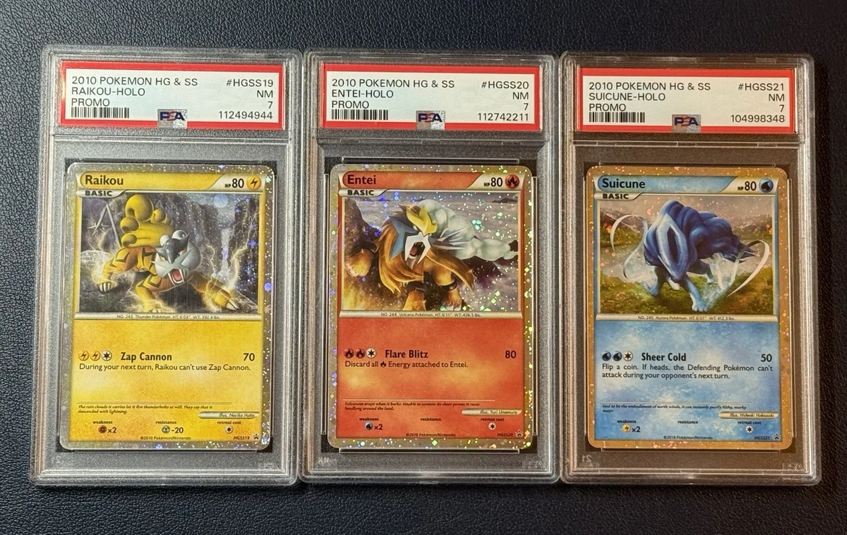 Pokémon Entei Raikou Suicune Individual Trading Cards for sale | eBay