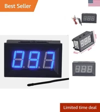 NTC Thermistor Digital Temperature Meter 0-167°F - LED Display & Compact Design