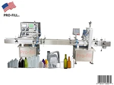 Gel & Liquid Filling Machine Peristaltic Filler Conveyor & Capper Combo 2-1500ml