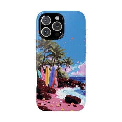 Phone Ink - Case for iPhone, Samsung, Pixel - Summer Beach Surfboards
