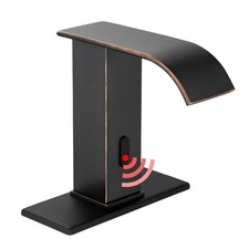 Automatic Sensor Touchless Bathroom Sink Faucet Vanity Faucets Waterfall Oil Rub