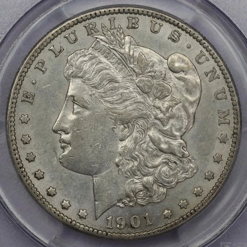 1901-S Morgan Silver Dollar - PCGS AU 50