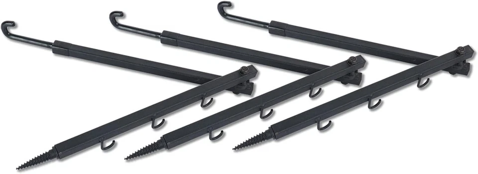 Tree Stand Bow Hanger Gear Holder Hook Pack of 3 Camping Hunting Accessories - Image 3 of 4