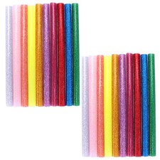 100 Pcs Hot Glue Sticks Resin Glitter Colorful Adhesive for Crafting 0.19 per stick