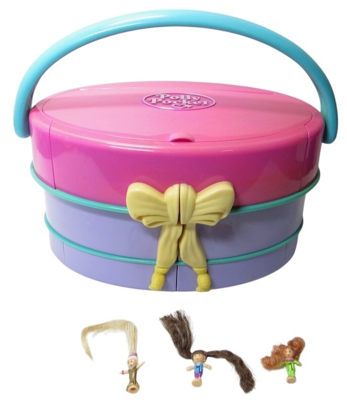 1995 Vintage Polly Pocket Light-up Fashion Show (Hatbox) Bluebird Toys