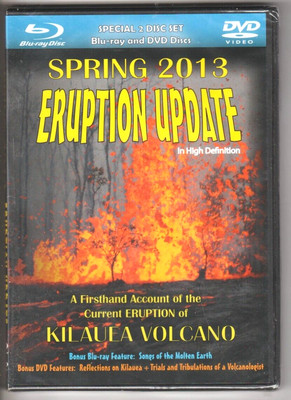 SPRING 2013 Eruption Update Kilauea Volcano 2 Disc Set Blu-ray & DVD NEW SEALED
