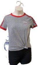 Nwt Justice Sport Dance Striped Sleeve Tee  Lattice Compression Shorts Set Sz 8
