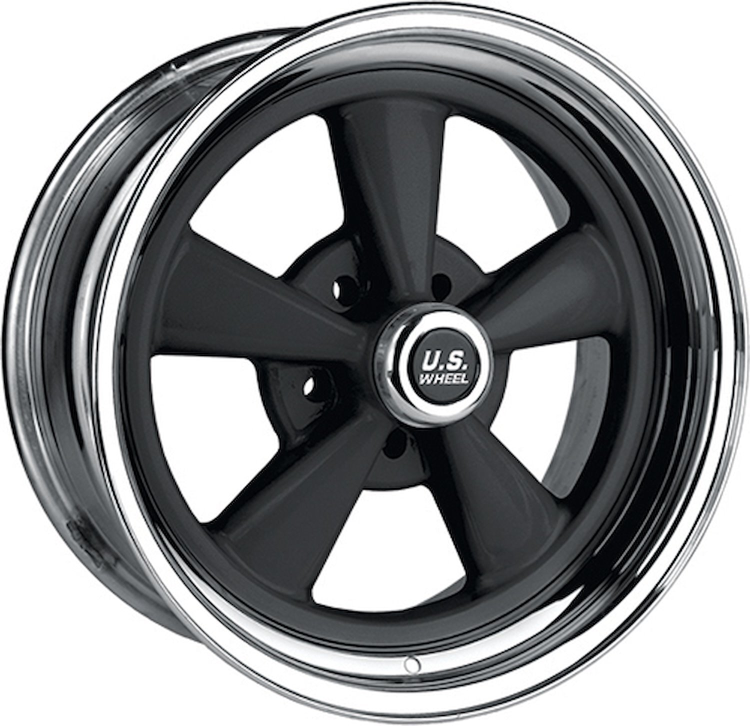 U.S. Wheel 463-5009 Black Super Spoke Wheel (Series 463) Size: 15
