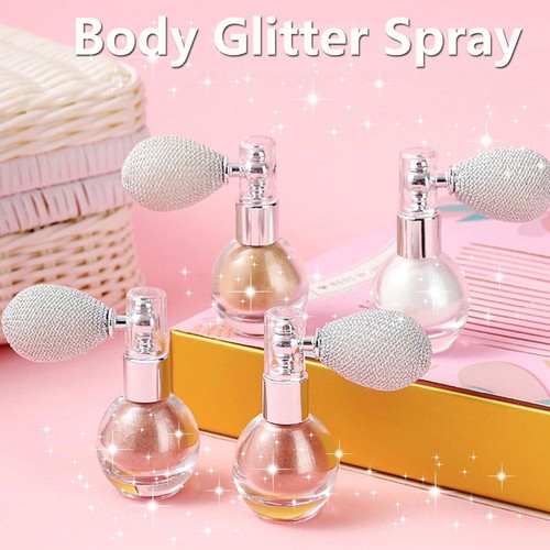 Body Glitter Spray, Shimmering Powder for Hair, Face & Body, Festival Makeup - Picture 45 of 59