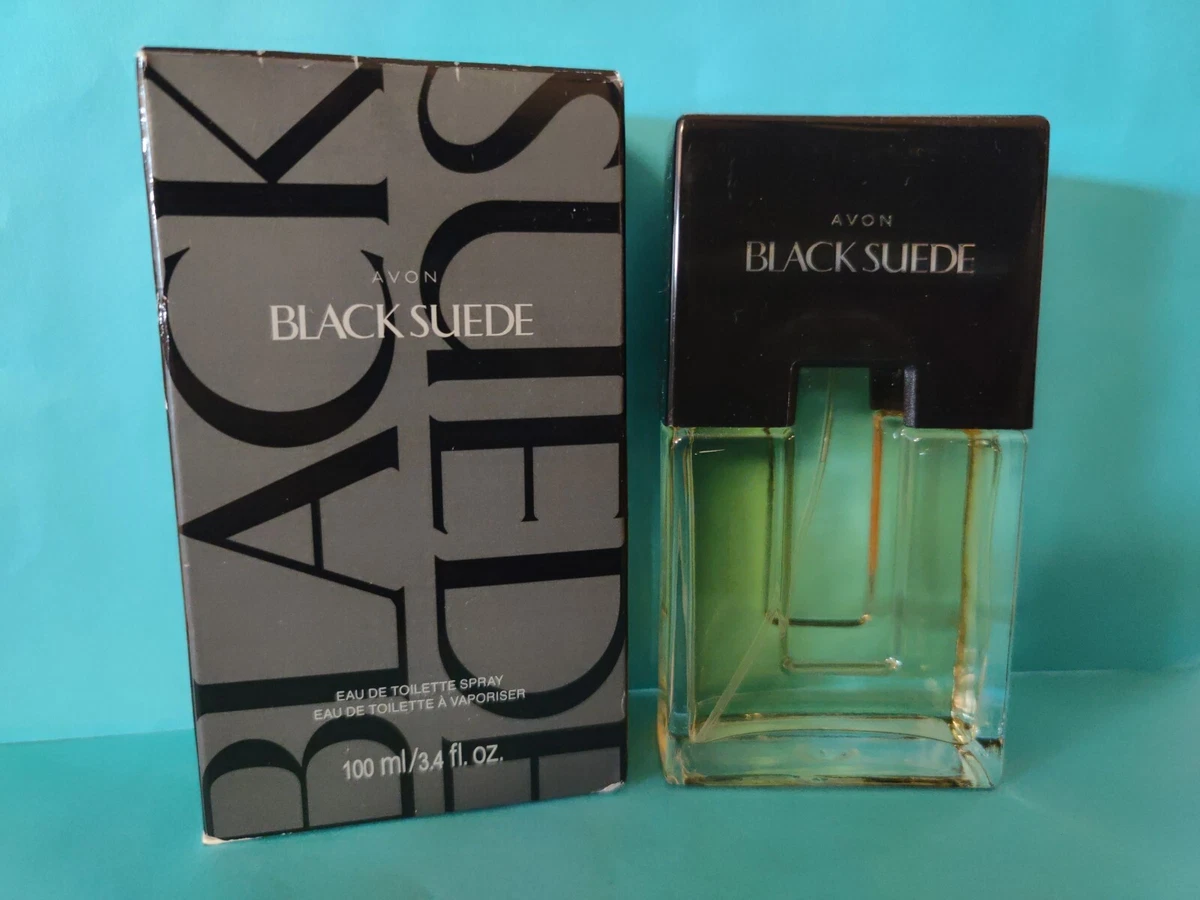 Avon Black Suede Leather Eau de Toilette Spray 3.4 fl. oz.