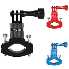 360° Rotation Base Metal Motorcycle Bike Bicycle Handlebar Mount for GoPro DJI