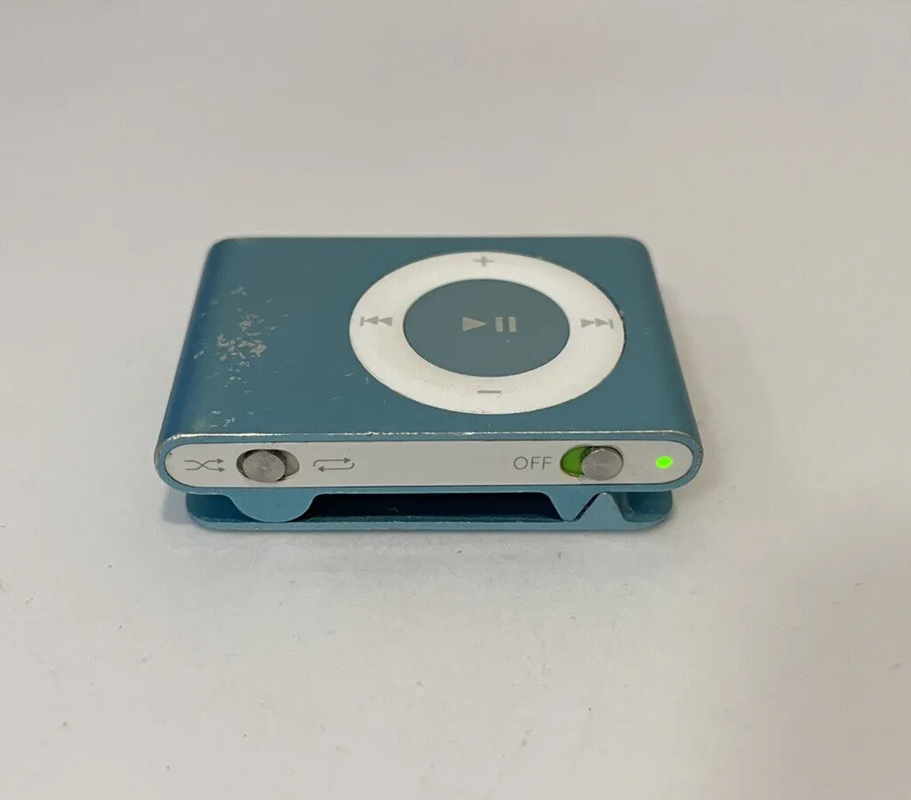 Apple iPod shuffle 2nd Generation Light Blue (1 GB) Works Great | eBay
