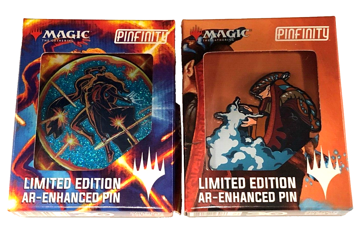 MAGIC THE GATHERING Limited AR-ENHANCED Pin Set of 2 from MAGIC THE GATHERING Limited AR-ENHANCED Pin Set of 2 from