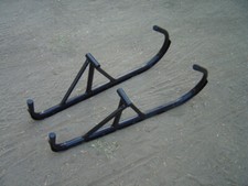 Sleigh Runners For EZ Entry Pony/Cob/Full Size Horse Cart w/5/8" Axle 4 1/4" Hub