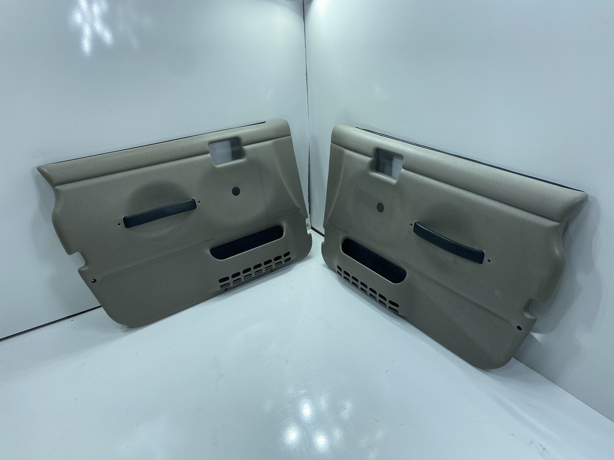 Oem Pair Jeep TJ LJ Wrangler Khaki Interior Full Door Panels Cards