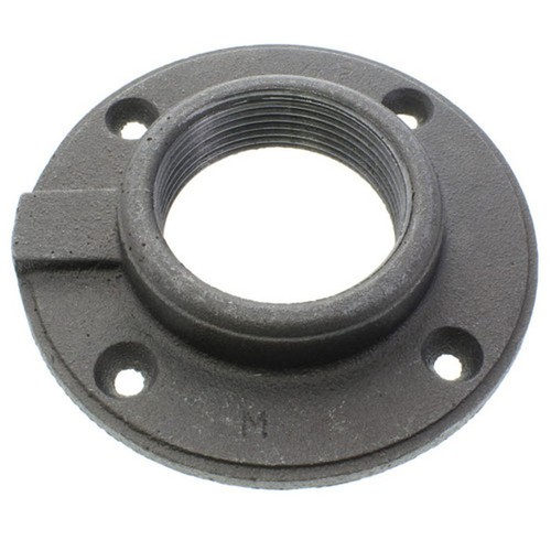 2-1/2" BLACK MALLEABLE IRON FLOOR FLANGE fitting pipe npt