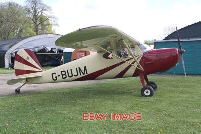 PHOTO  AEROPLANE G-BUJM CESSNA 120 ENSTONE 04-05-2024 BUILT 1946