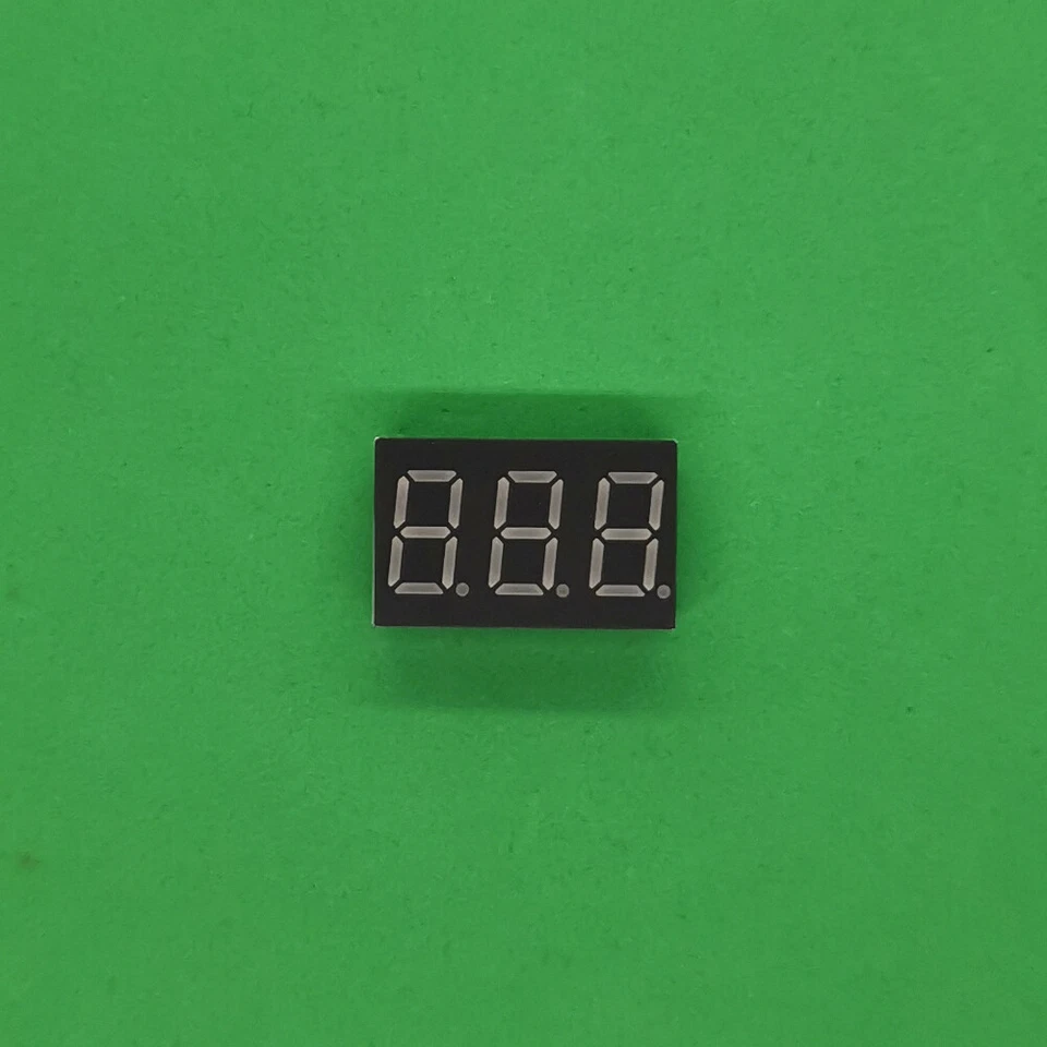 2pcs~100pcs 0.36" 0.36 inch Green LED 3 Digit 7 Segment Display Co Anode Cathode - Image 2 of 4