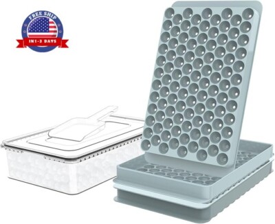 Bandeja Para Cubitos De Hielo Para Congelador Con Contenedor De Polipropileno US