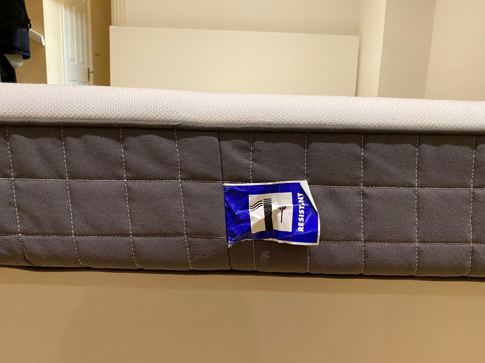 IKEA Foam mattress, medium firm/dark gray. eBay