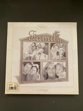 Brand New Fetco Home Decor Family Metal Photo Frame.