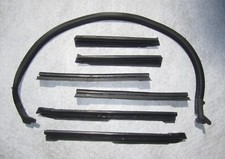 1968 1972 Gm A Body Convertible Roof Rail Weatherstrip Set. Frese New Rubber