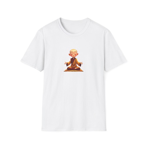 Mindfulness Meditating Monk T-Shirt, Yoga, Meditation, Tee, Gift, Relaxation, - Picture 7 of 11