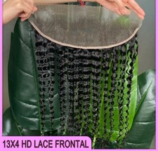 26INCH BRAZILIAN HD THIN LACE FRONTAL 13X4 EAR TO EAR WATER WAVES COLOUR 1B 90g