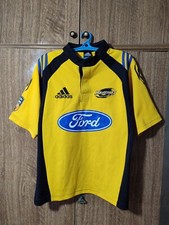 The Hurricanes Rugby Union Adidas Jersey Home 2001/2002 Ford Shirt Men Size S
