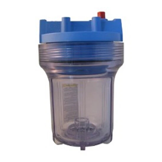 Carcasa de filtro de agua transparente Pentek 158110 estándar 5 x 2,5 (3/8 NPT) Foto 2 de 2