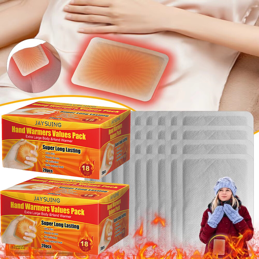 UP to 40 PCS Hand Warmer + Body SUPER Warmers 🔥 18-hour Extra Long Activation