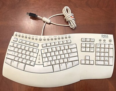 Dell by Microsoft Ergonomic Natural USB Computer Keyboard Pro Model RT9403