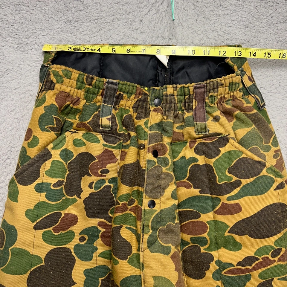 Pantalones Camuflados Pato Aislados Hombres Grandes Marrón Caza Térmicos Impermeables De Colección Foto 2 de 4