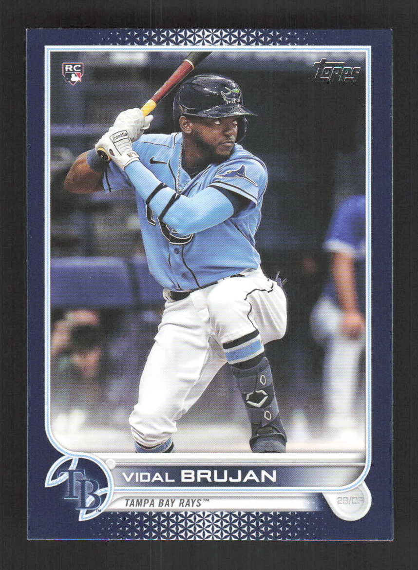 Vidal Brujan 2022 Topps Royal Blue Tampa Bay Rays Rookie #25