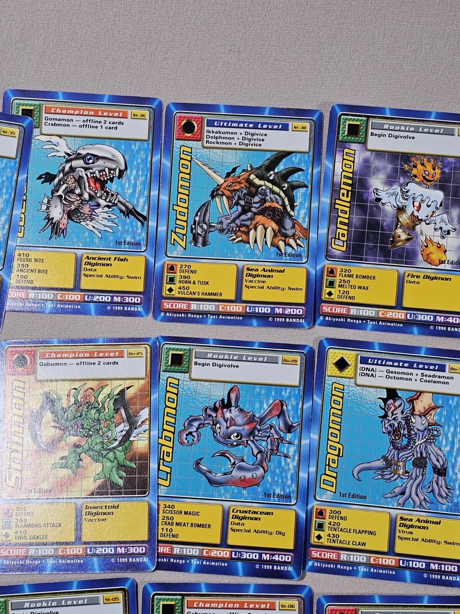 digimon cards 1999 list Amazon.com: Digimon Adventure: The Complete Original 1999 English First  Series [Blu-ray] : Joshua Seth, Hiroyuki Kakudo: Movies & TV main image 1