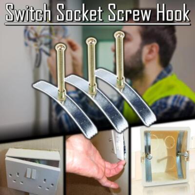 10x Wall Box Repair Screw Steel Junction Fixed Socket L9M7 G0D5 Cassette . K6U5