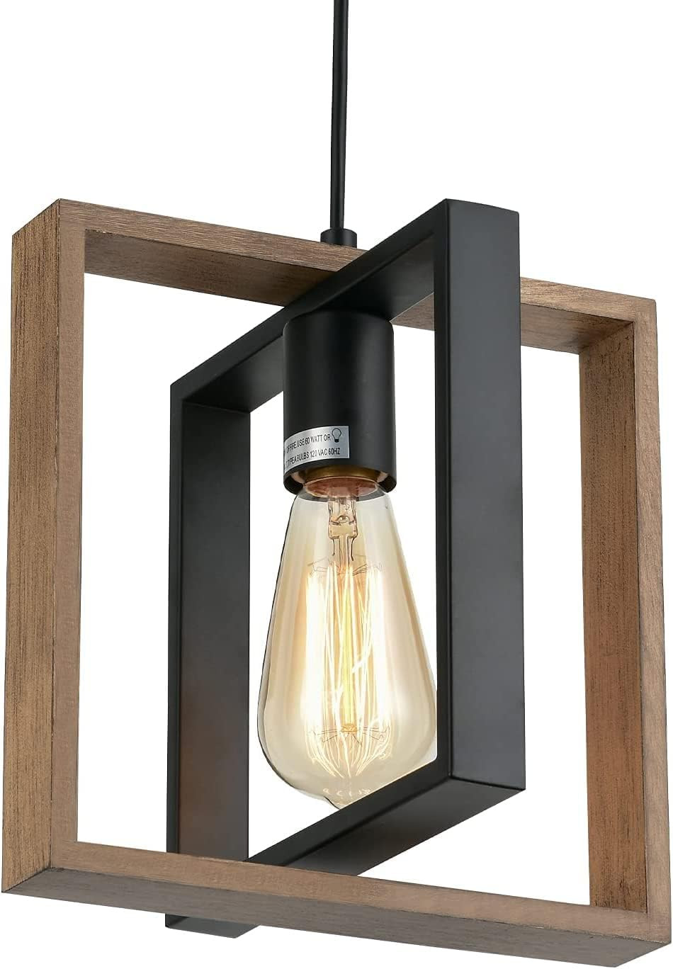 Lampada a Sospensione Industriale Piccola,Lampadario a Sospensione per Isola Del