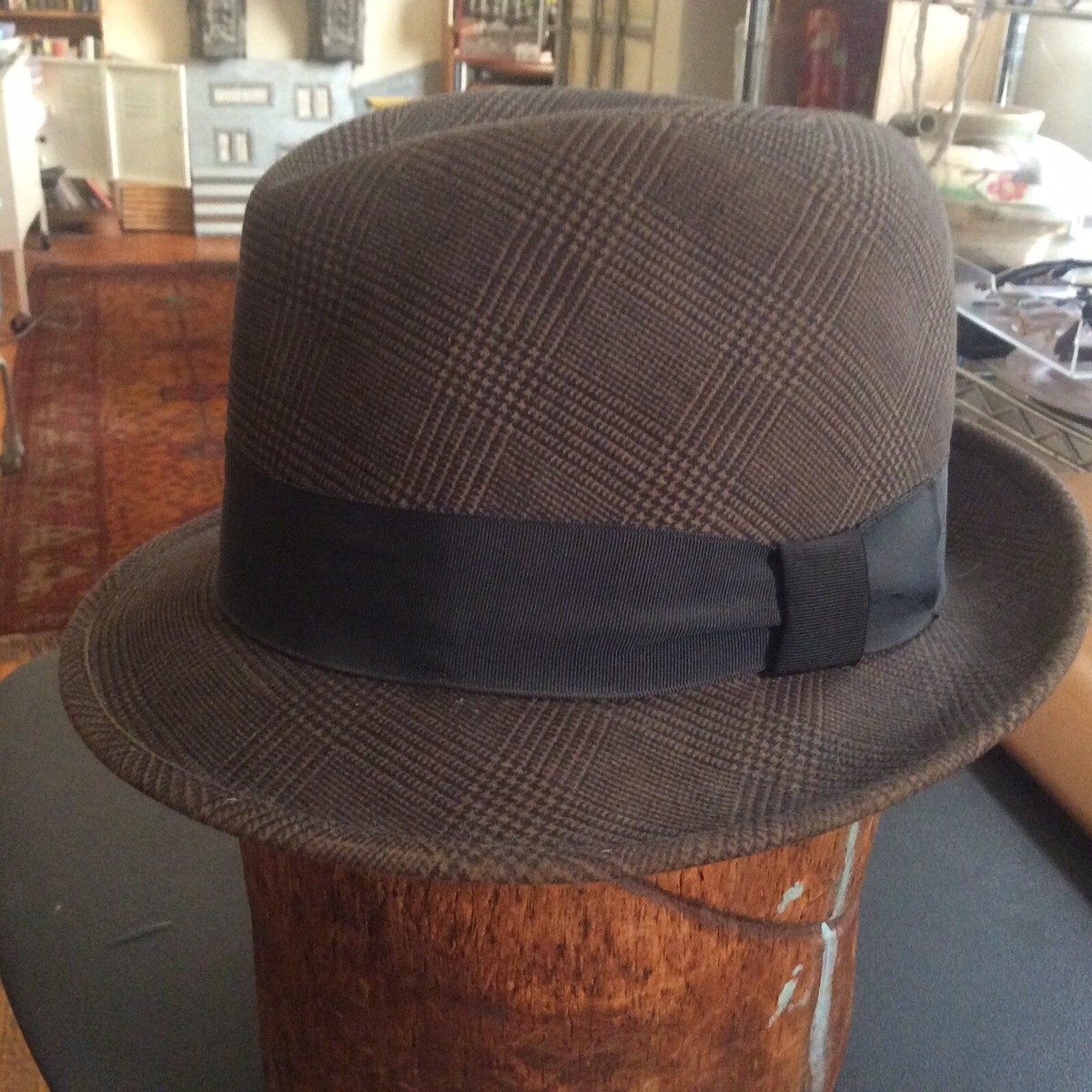 VINTAGE 50s FEDORA - Dobbs 5th Ave Quality- Mens 6 7/8 | eBay