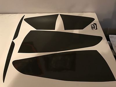 13-16 Ford Fusion Tail light & reflectors tint cover vinyl overlays smoked