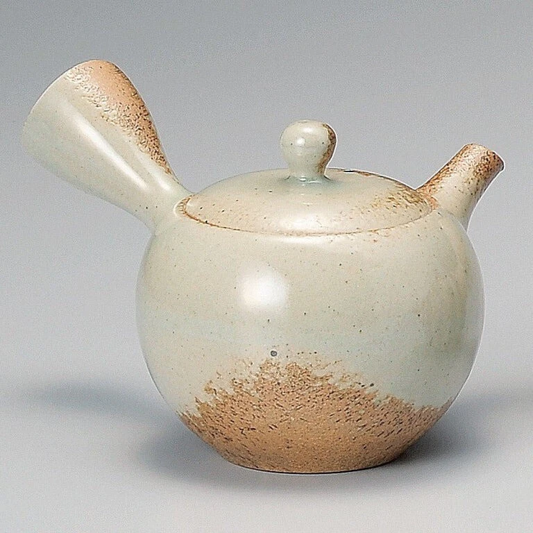 Tokoname ware Isshin Kuroshime Infuser Teapot Hand-Made Ceramic Clay Teapot