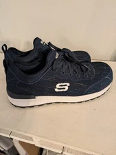 Sketchers Bulkin Balran Comp Toe Low Slip On Shoe Sneaker Women's 7.5 Work